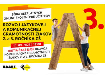 Rozvoj komunikačnej gramotnosti žiakov 2. a 3. ročníka ZŠ | 11.09.2023