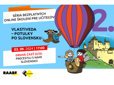 VLASTIVEDA – POTULKY PO SLOVENSKU | 03.09.2024